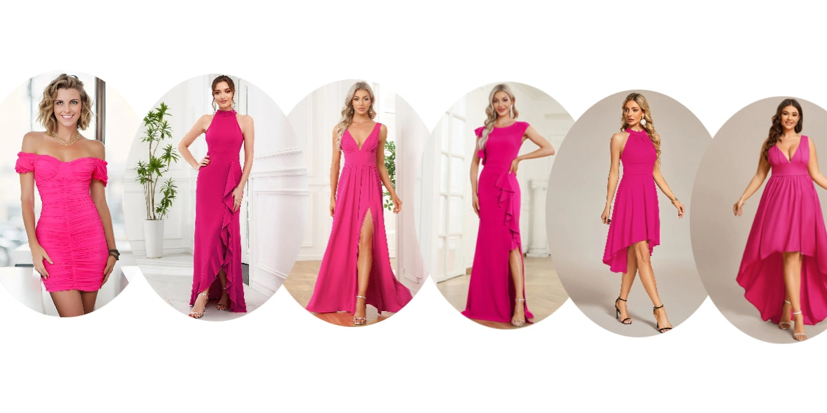 Hot Pink Evening Dresses