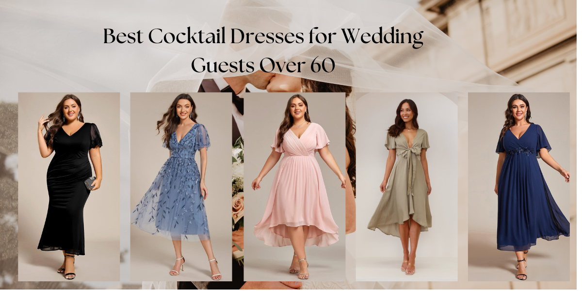 20 Best Cocktail Dresses for Wedding Guests Over 60