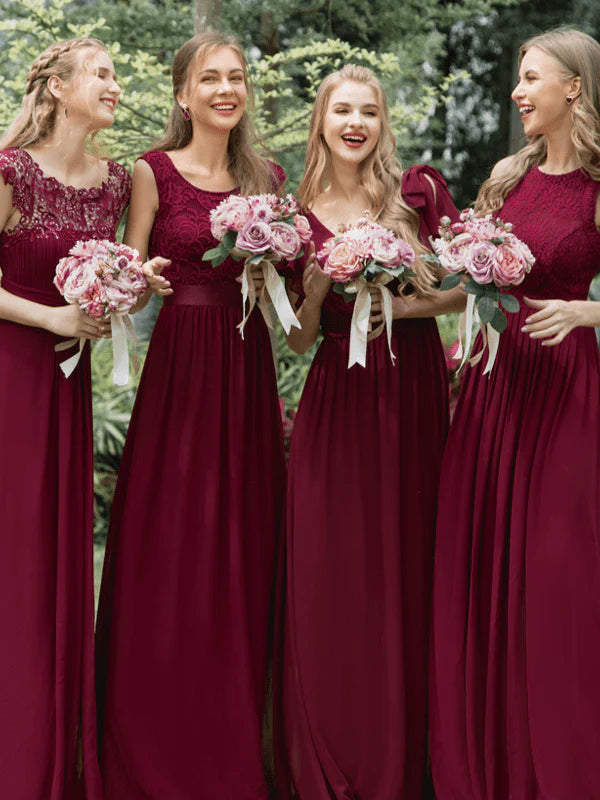 Burgundy Bridesmaid Dresses