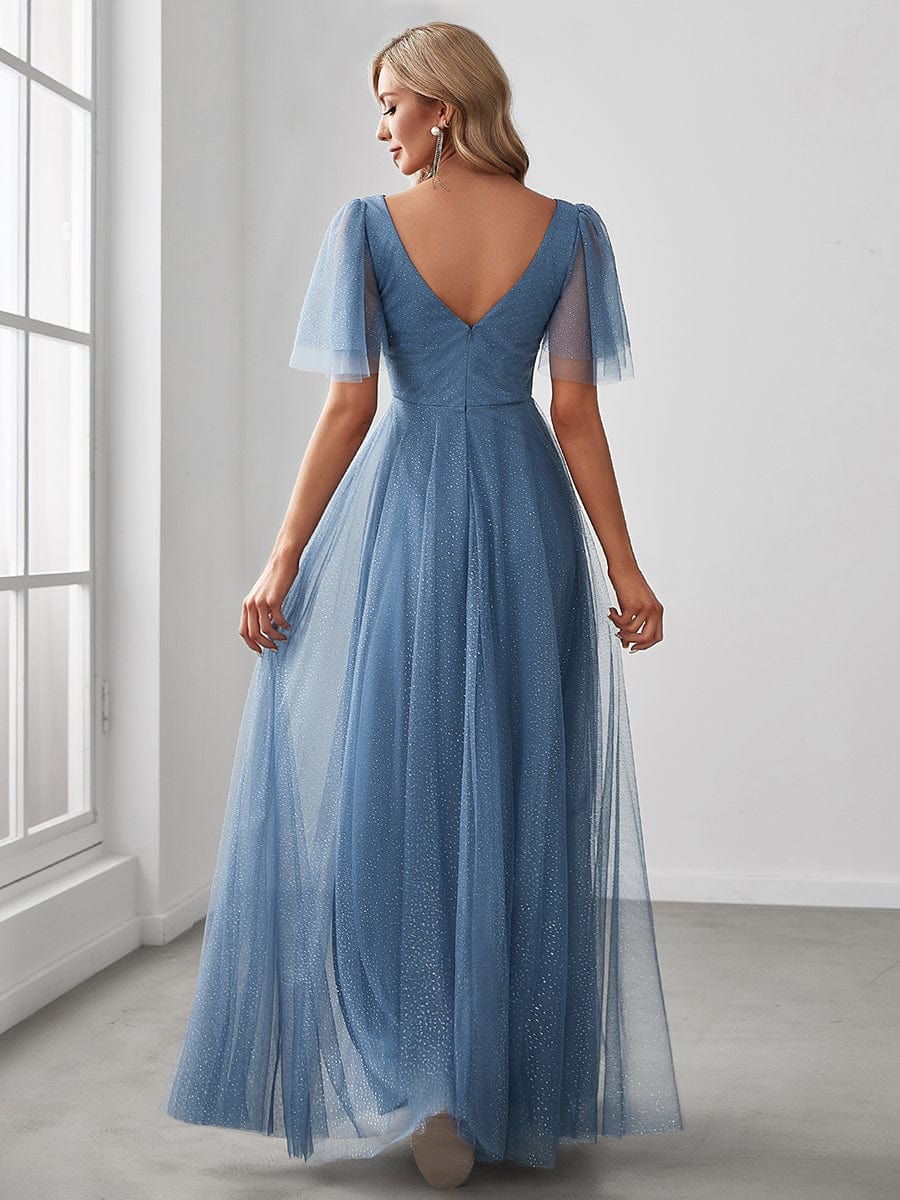 Dusty Blue Concert Dresses#style_EE00278DN