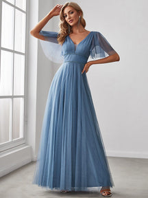 Dusty Blue Concert Dresses#style_EE00278DN