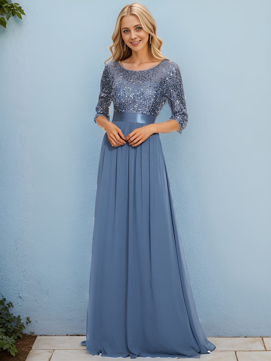 Dusty Blue Concert Dresses#style_EE00685DN