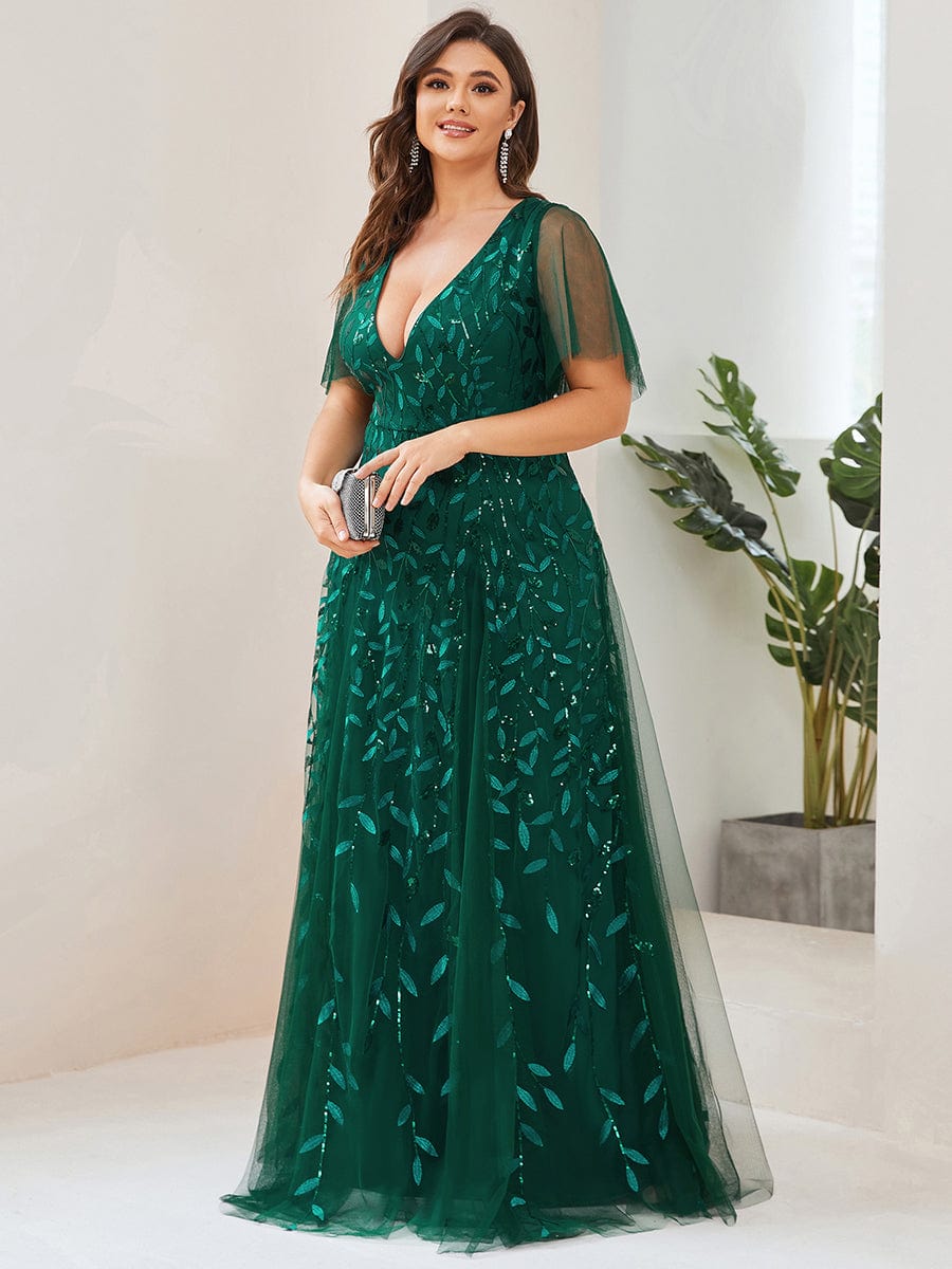 Top Picks Green Formal Dresses #style_EE00736DG