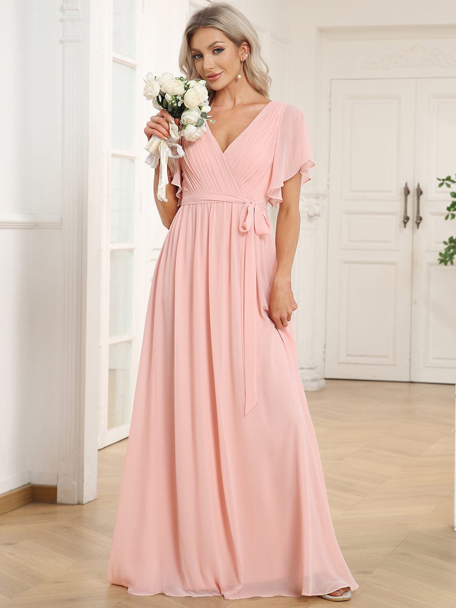 Light pink bridesmaid best sale