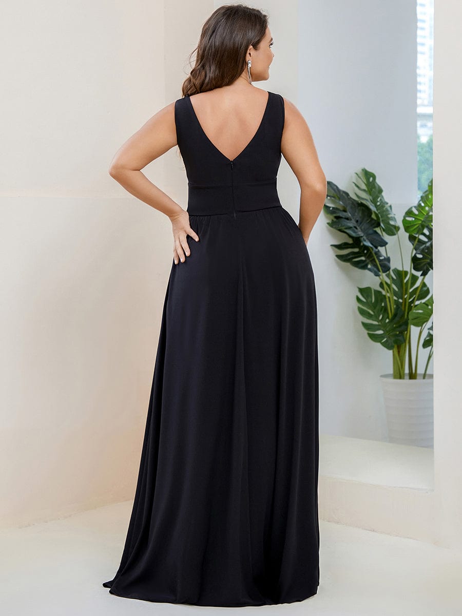 Black Bridesmaid Gowns #style_EE0168BBK