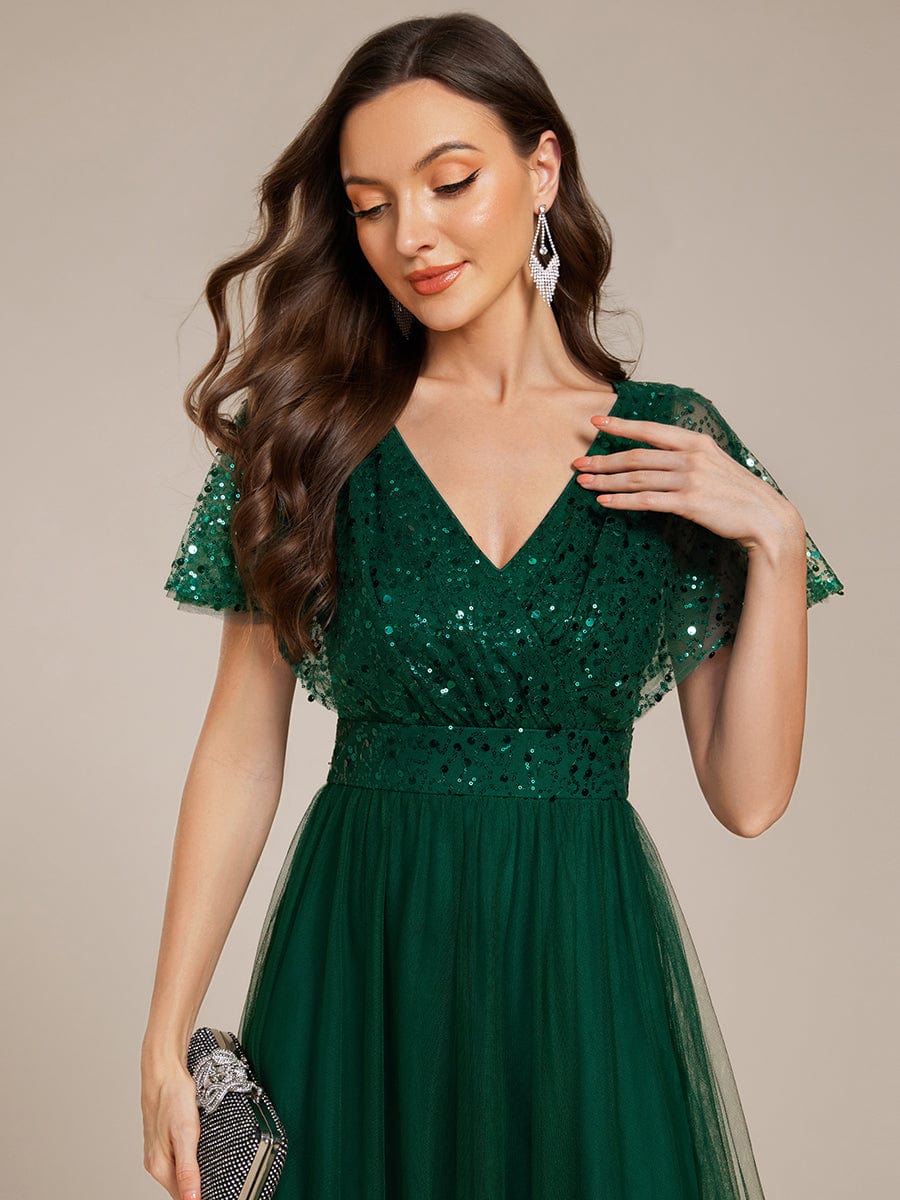 Top Picks Green Formal Dresses #style_EE02223DG