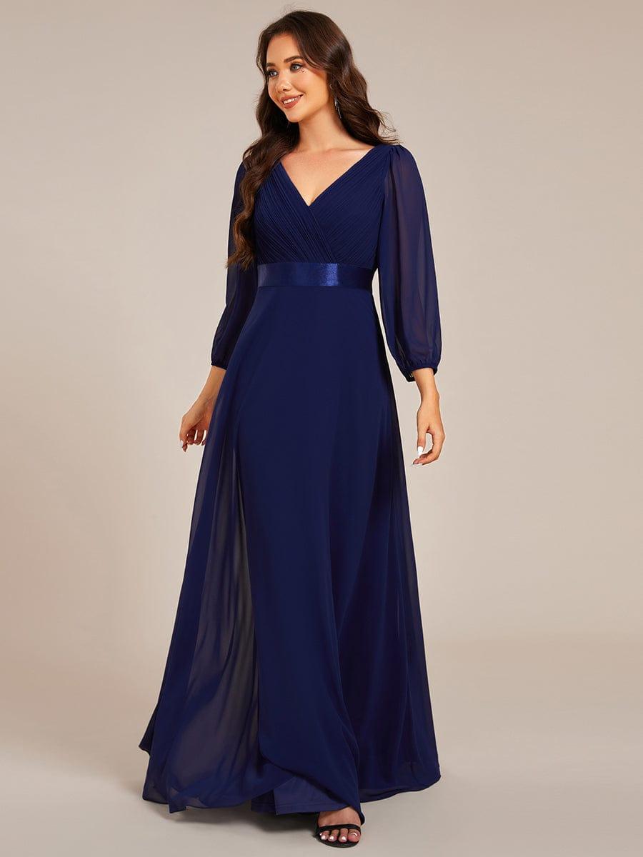 Navy empire waist maxi dress hotsell