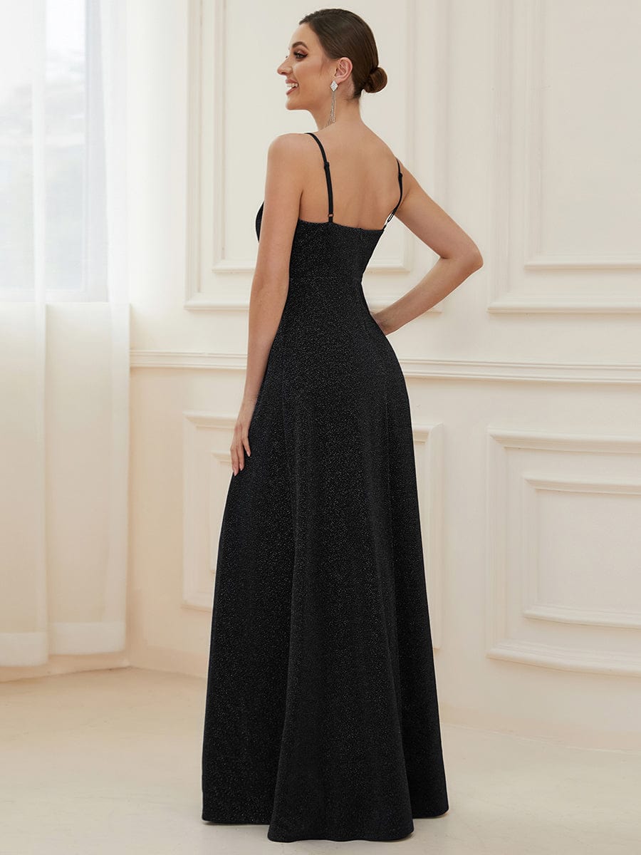 Black Bridesmaid Gowns #style_EE50120BK