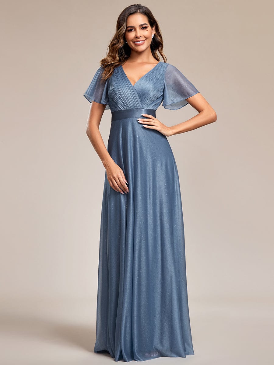 Dusty Blue and Navy Bridesmaid Gowns#style_EE50159DN