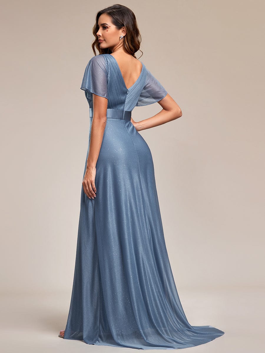 Dusty Blue and Navy Bridesmaid Gowns#style_EE50159DN