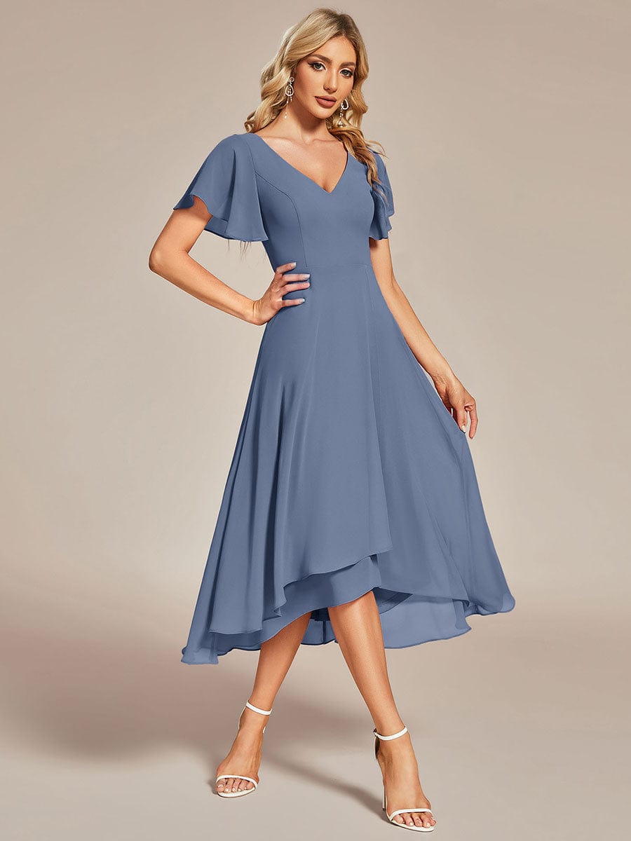 Dusty Blue and Navy Bridesmaid Gowns#style_EG01756DN