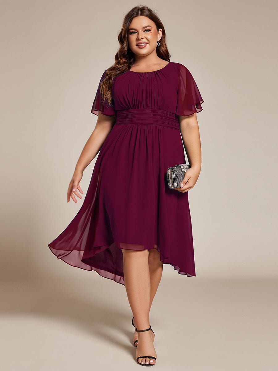 Plus Size Latte bridesmaid dress, short wedding party dress, romantic shops , holiday dress, cocktail dress, formal, reception dress