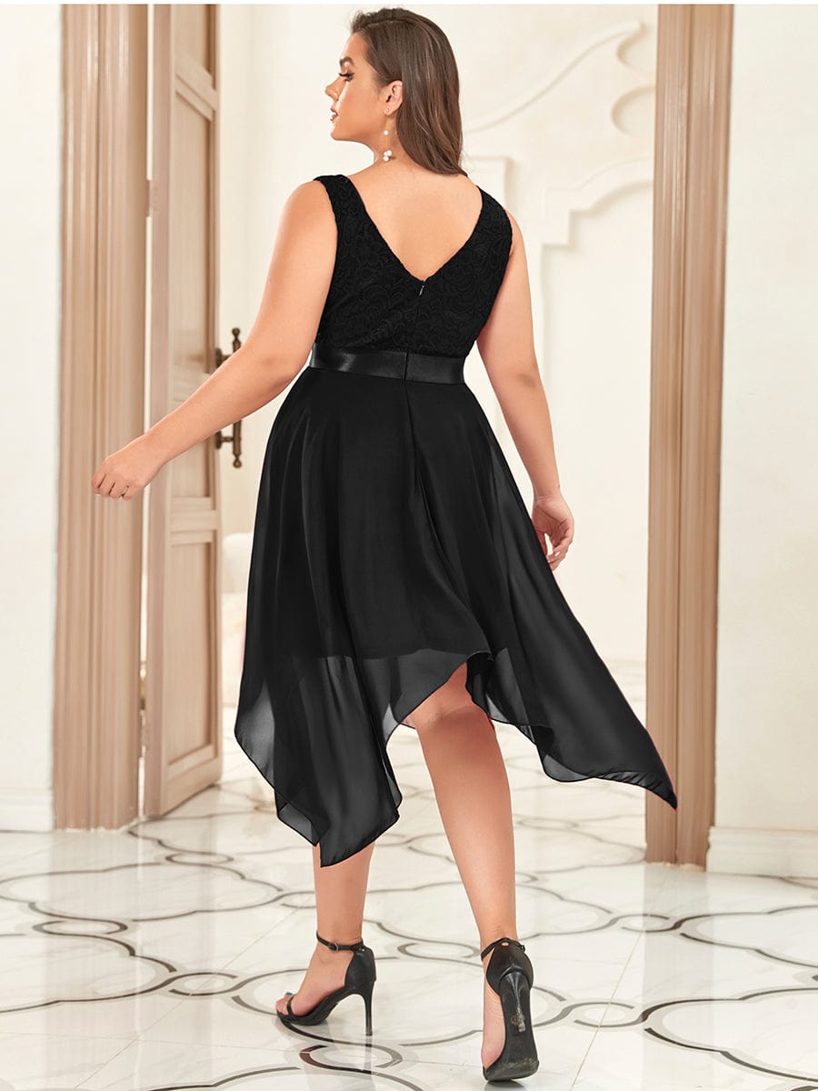 Black Bridesmaid Gowns #style_EP00207BK