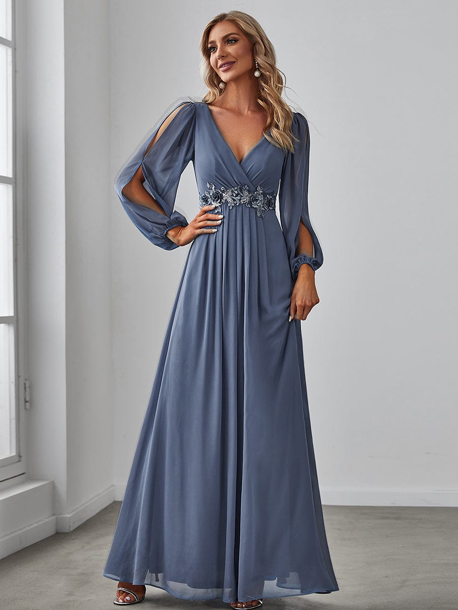 Top Picks Dusty Blue Formal Dresses#style_EP00461DN