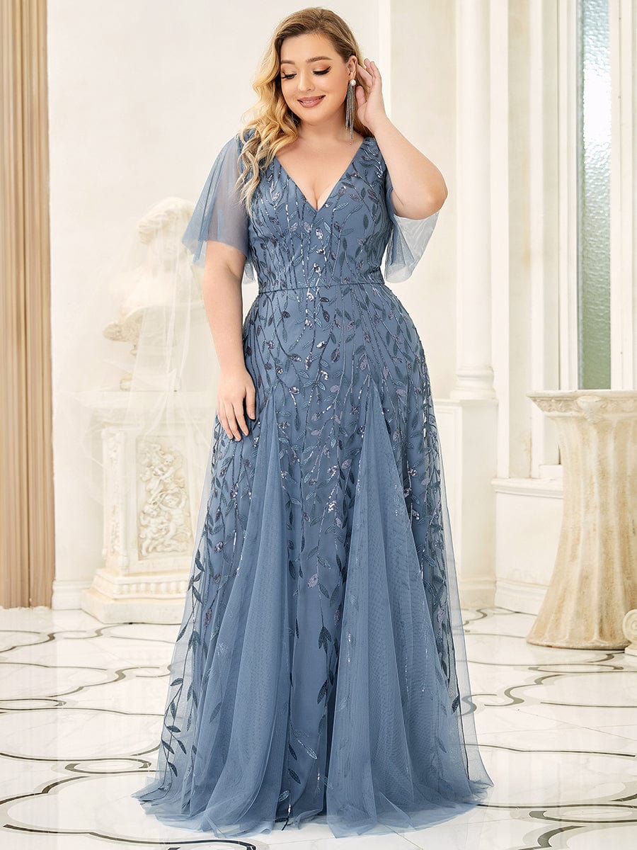 Top Picks Dusty Blue Formal Dresses#style_EE00736DN