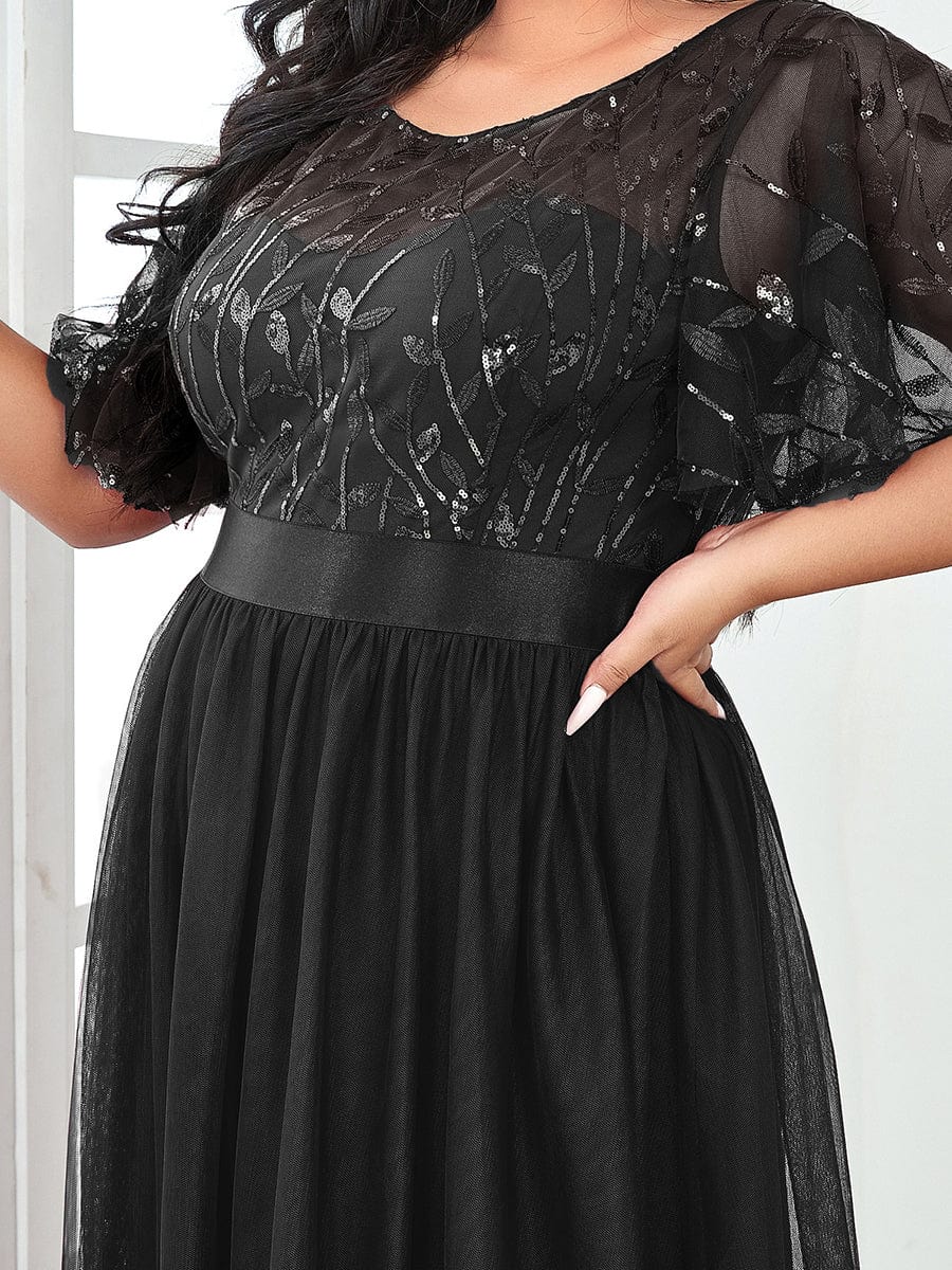 Black Formal Dresses #style_EP00904BK