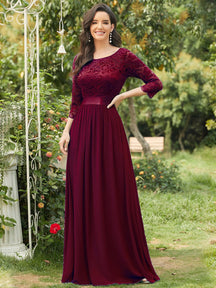 Burgundy Bridesmaid Gowns #style_EP07412BD