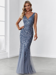 Top Picks Dusty Blue Formal Dresses#style_EP07886DN