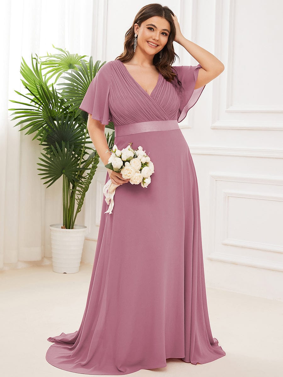 Ever Pretty hotsell Purple Orchid evening gown