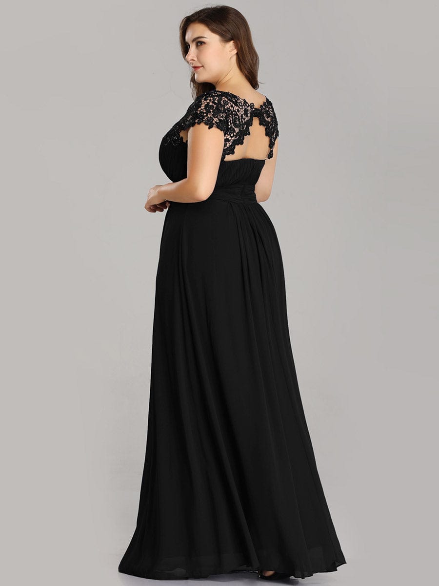 Black Bridesmaid Gowns #style_EP09996BK