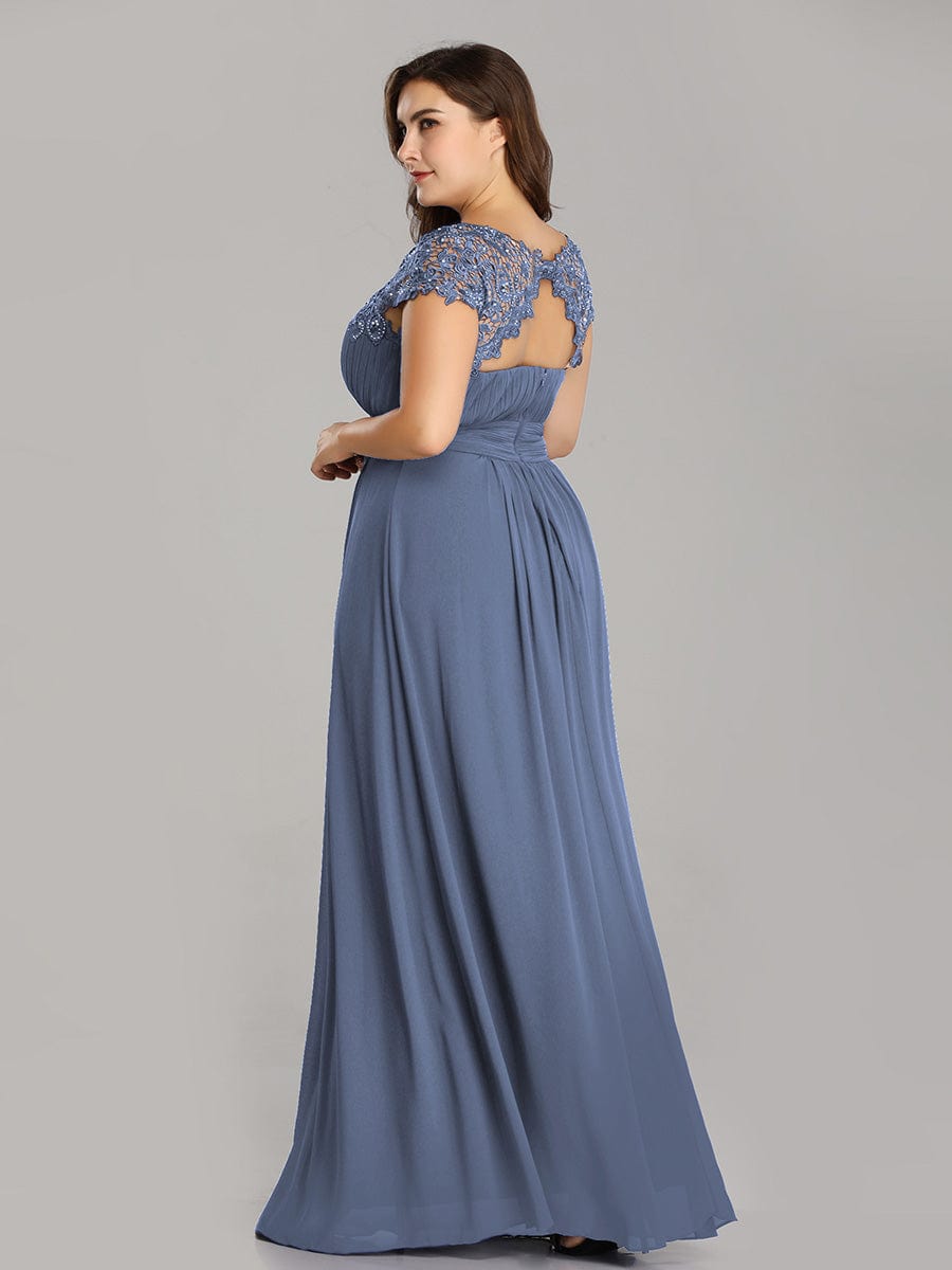 Dusty Blue Concert Dresses#style_EP09996DN