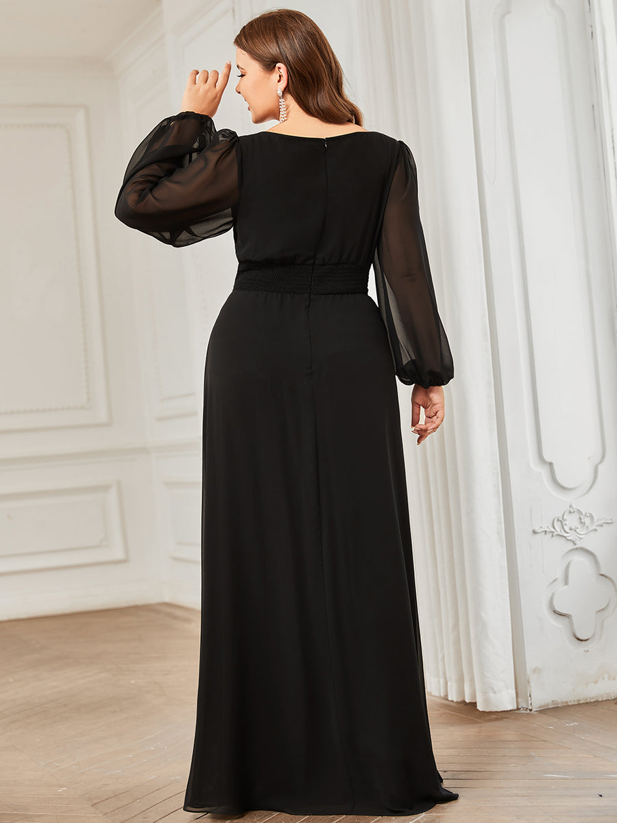 Black Bridesmaid Gowns #style_ES0106BBK