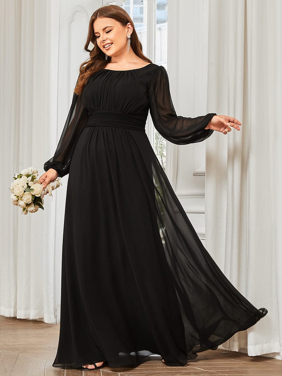 Black Bridesmaid Gowns #style_ES0106BBK