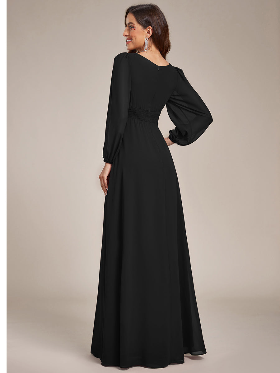 Black Bridesmaid Gowns #style_ES0106BBK