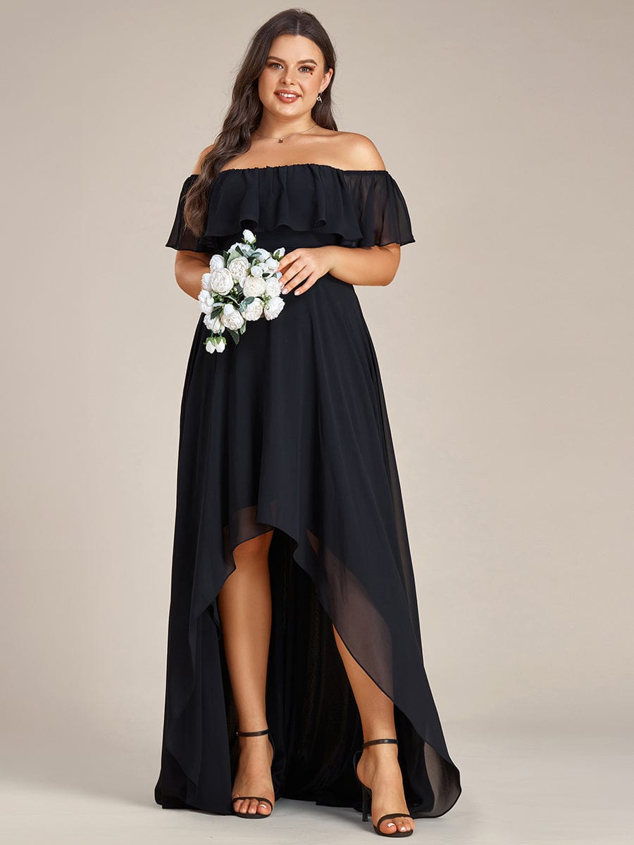 Black Bridesmaid Gowns #style_ES01736BK