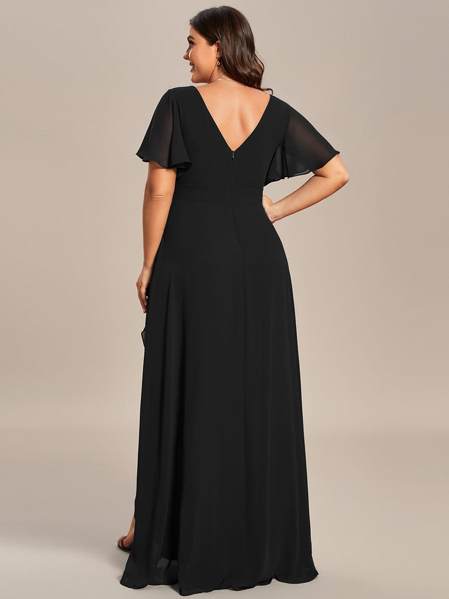 Black Bridesmaid Gowns #style_ES01749BK