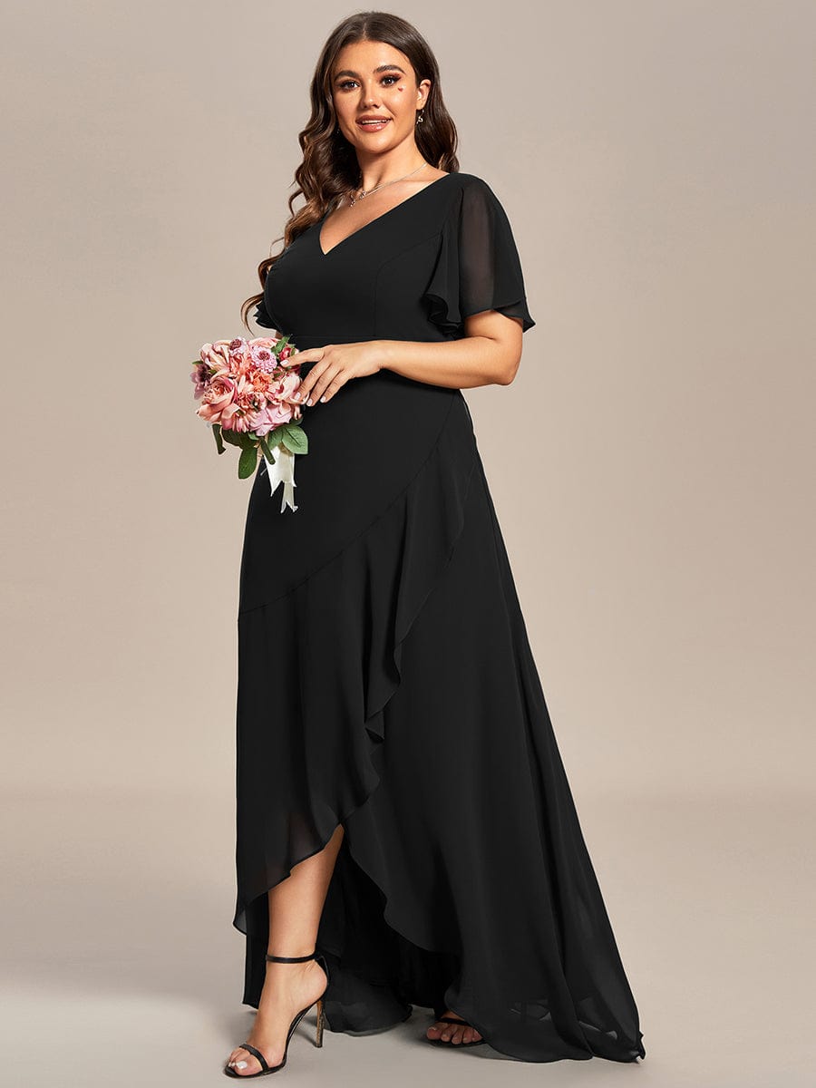 Black Bridesmaid Gowns #style_ES01749BK