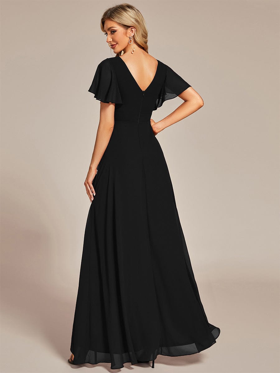 Black Bridesmaid Gowns #style_ES01749BK