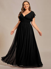 Black Bridesmaid Gowns #style_ES01819BK