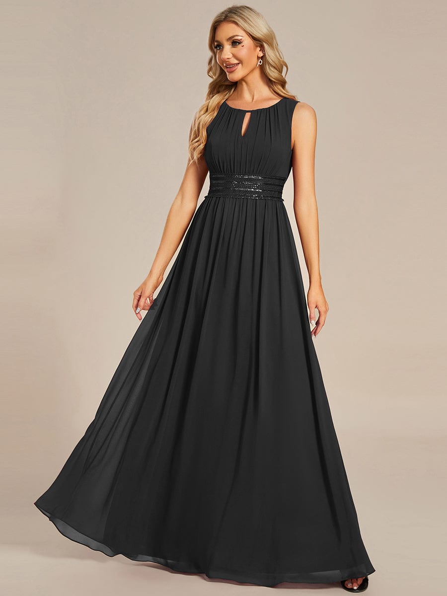 Black Bridesmaid Gowns #style_ES01955BK