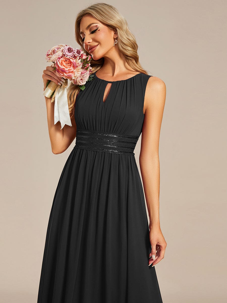 Black Bridesmaid Gowns #style_ES01955BK