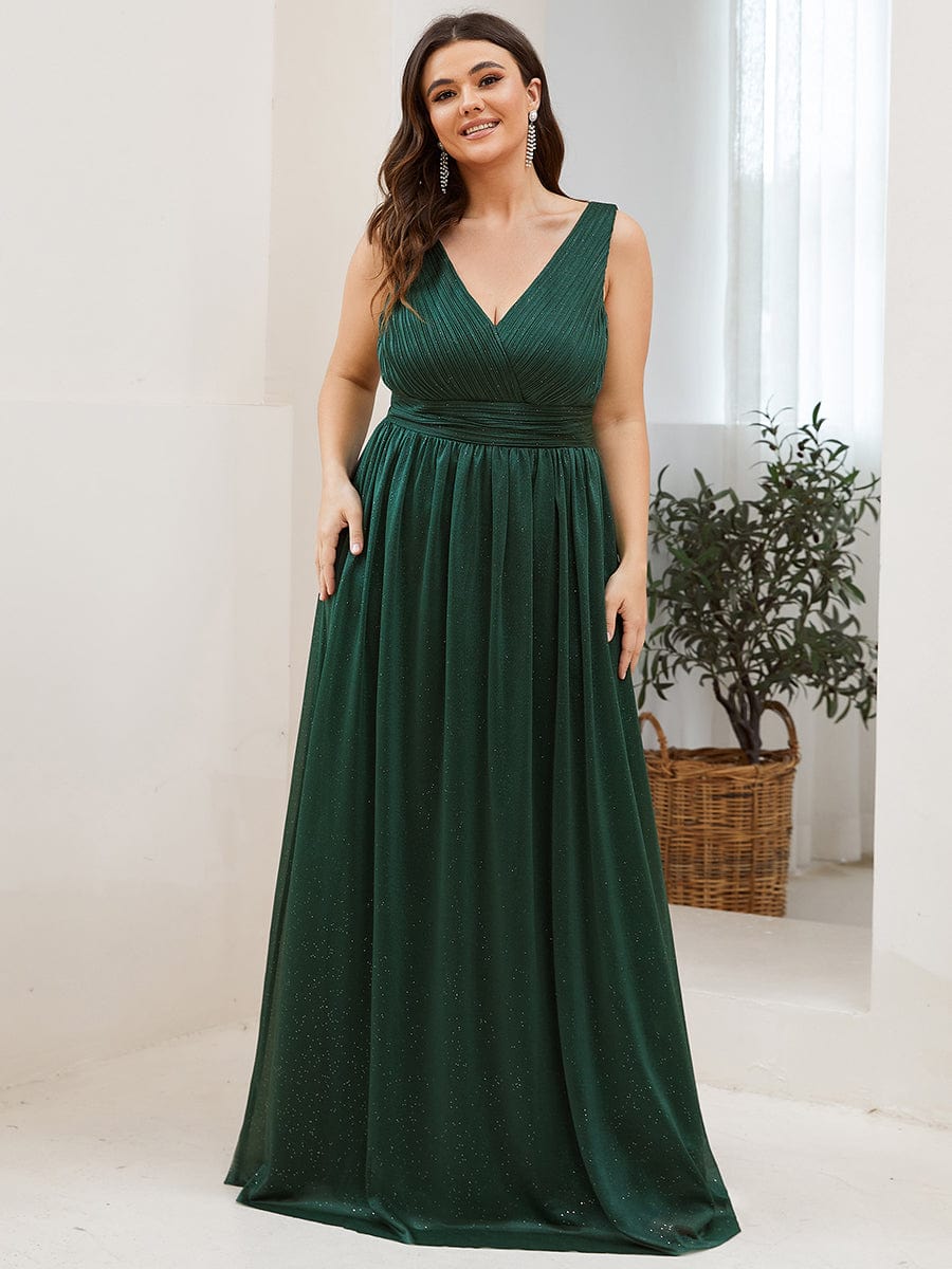 Top Picks Green Formal Dresses #style_EZ07764DG