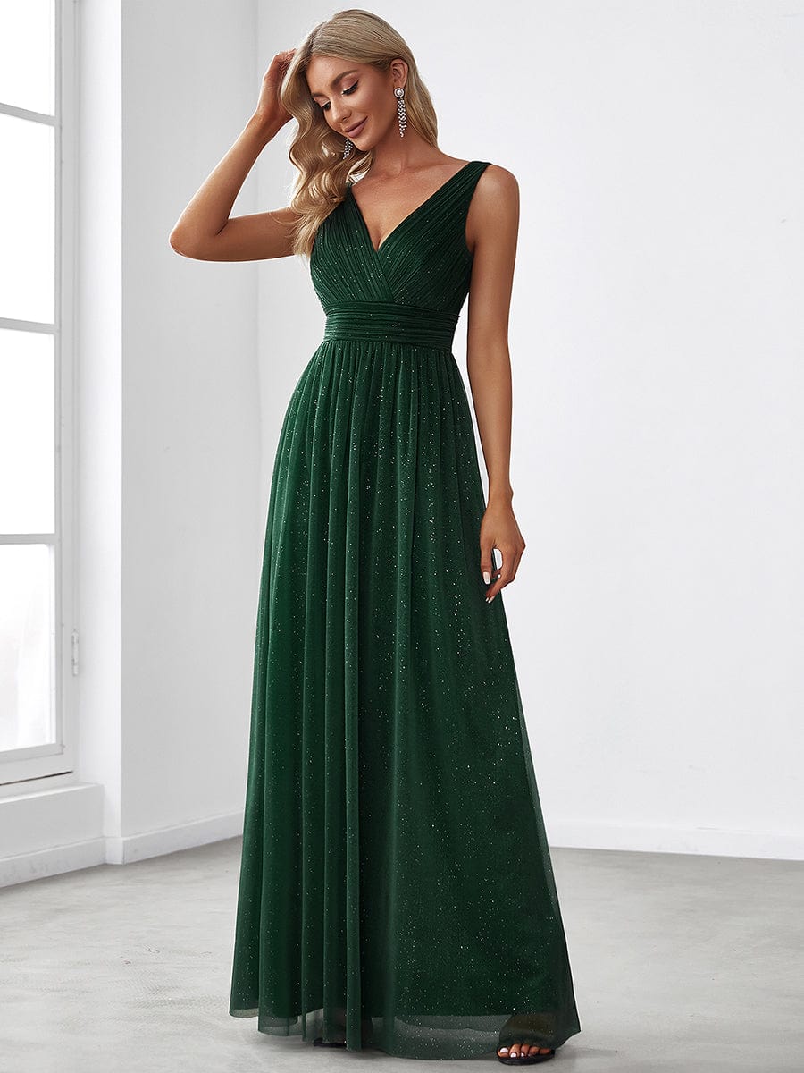 Top Picks Green Formal Dresses #style_EZ07764DG