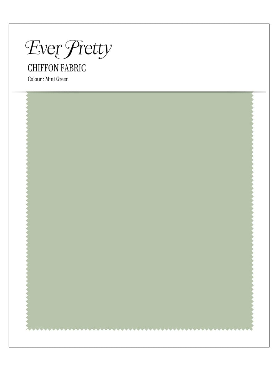 Ever-Pretty Chiffon Swatch #Color_Mint Green