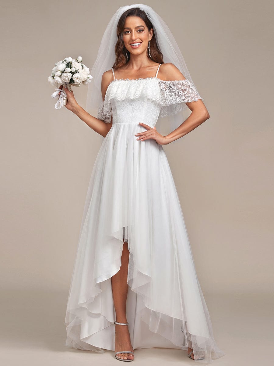 High low wedding dresses shops near me