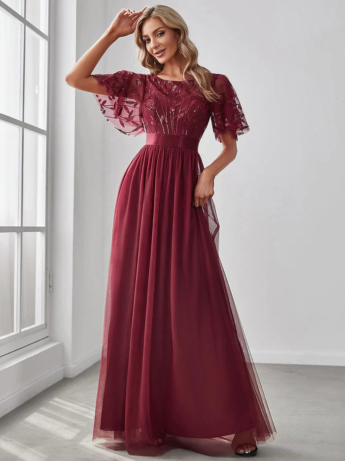 What Burgundy Formal Dresses for Women Look Best on Different Body Types on Ever Pretty?