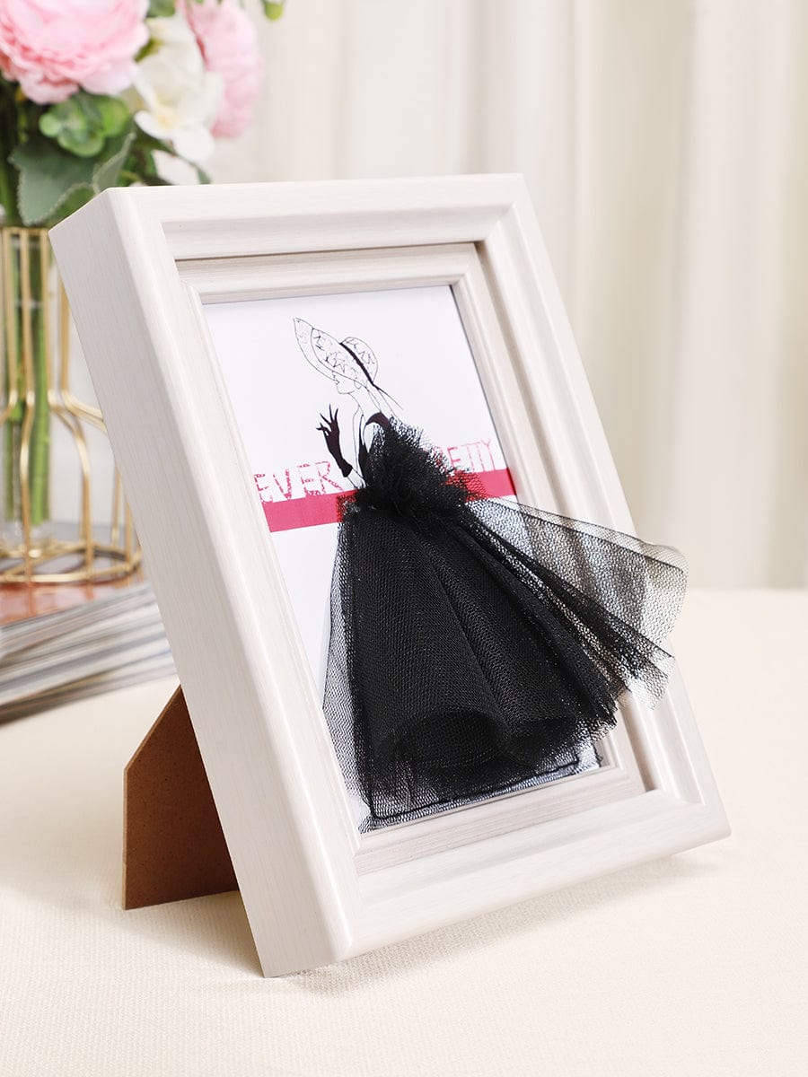 3D Dress Shadow Box Frame Decoration #color_Black