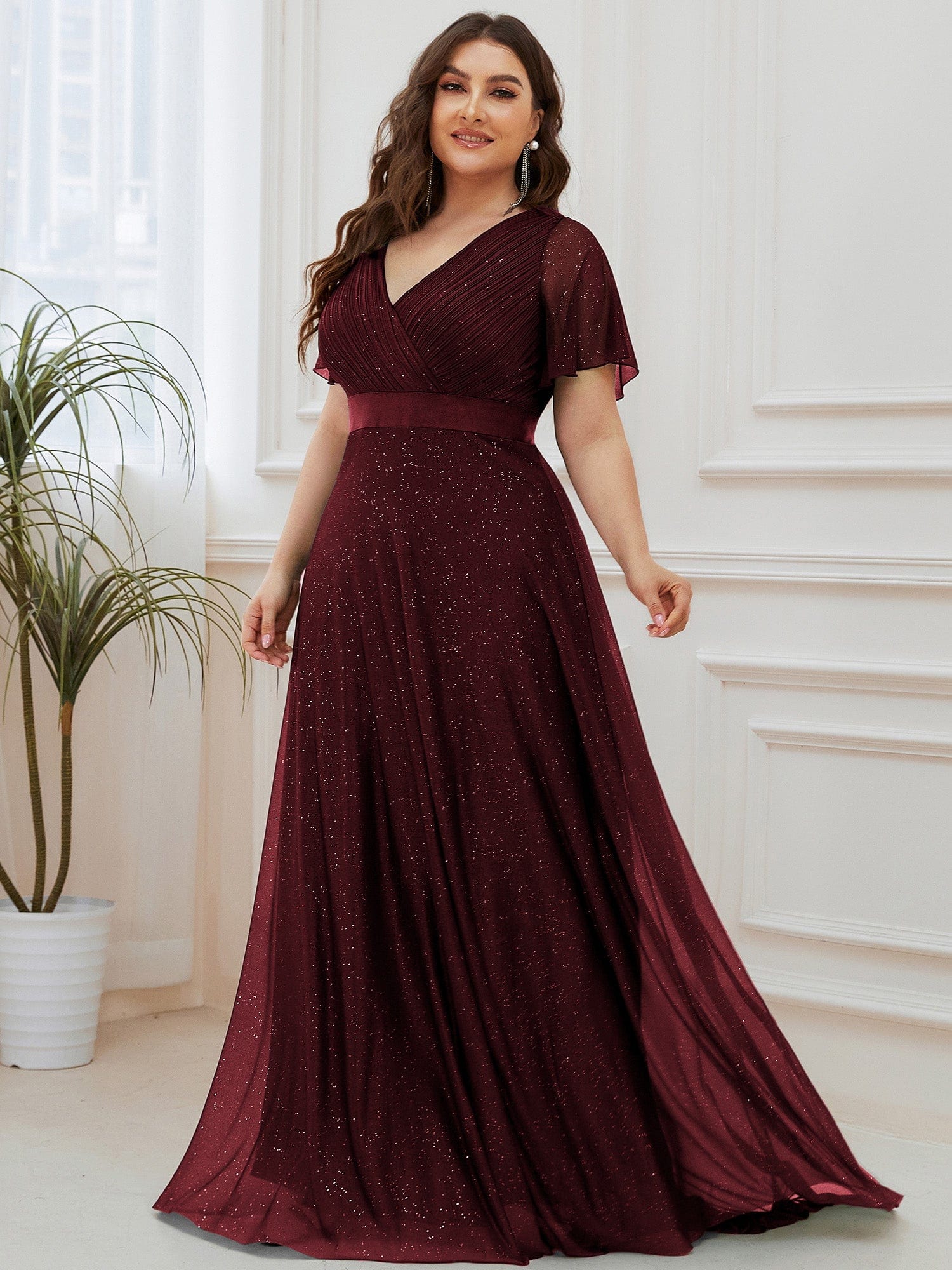 Plus Size fat woman bodycon dress Ladies Long Sleeves Gown