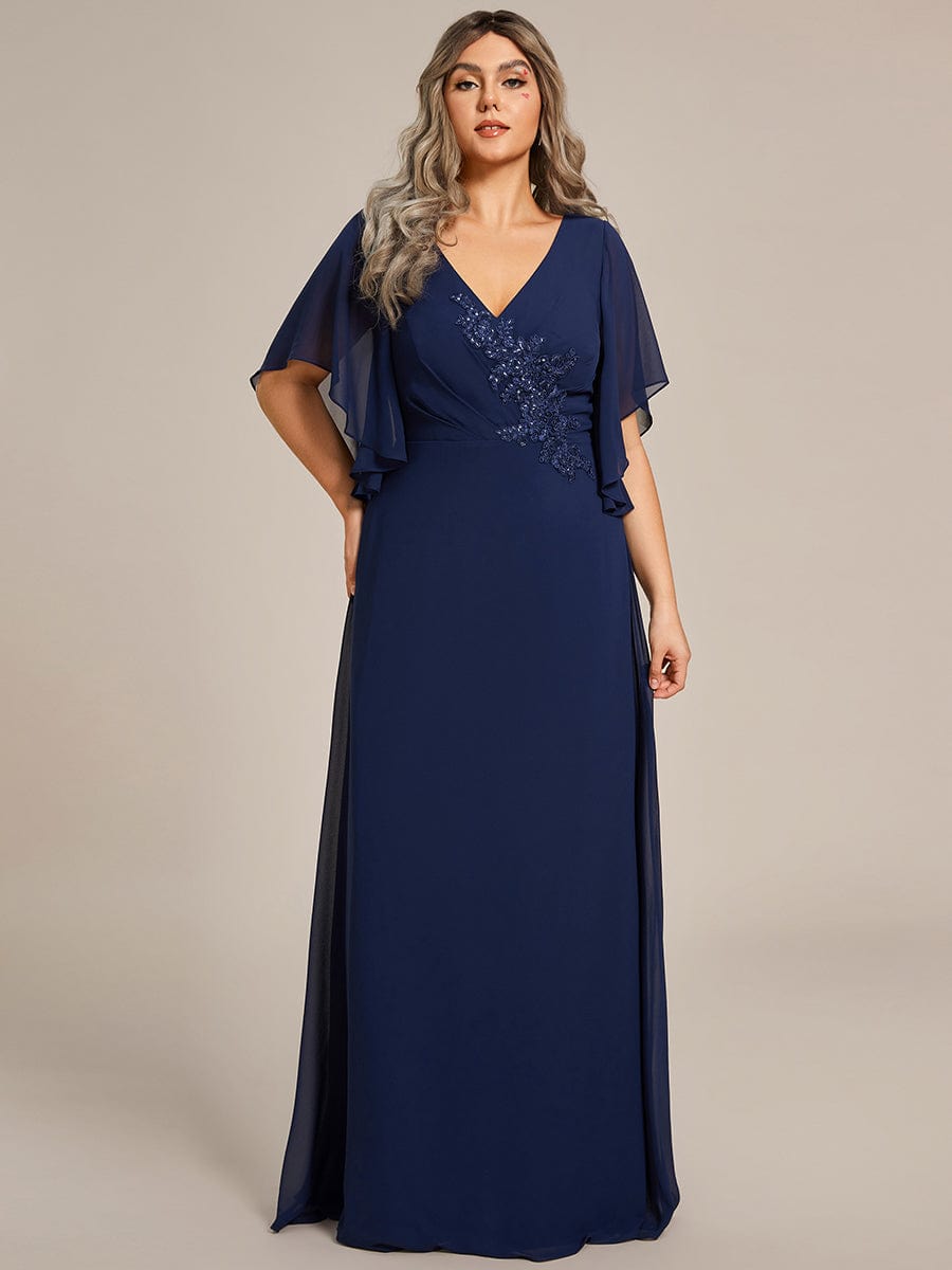 Chiffon mother of the shops bride dresses plus size