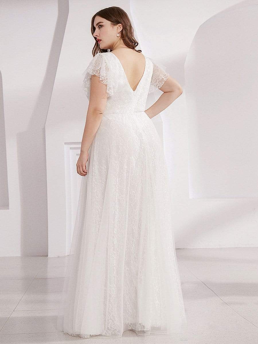 Casual summer wedding dresses plus clearance size