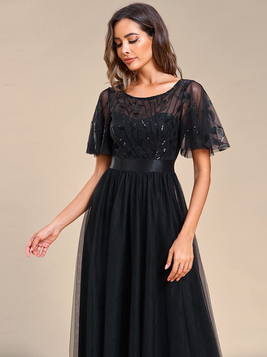 Black Concert Dresses #style_EP00904BK