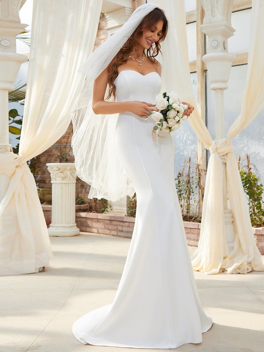 Simple and cute wedding clearance dresses