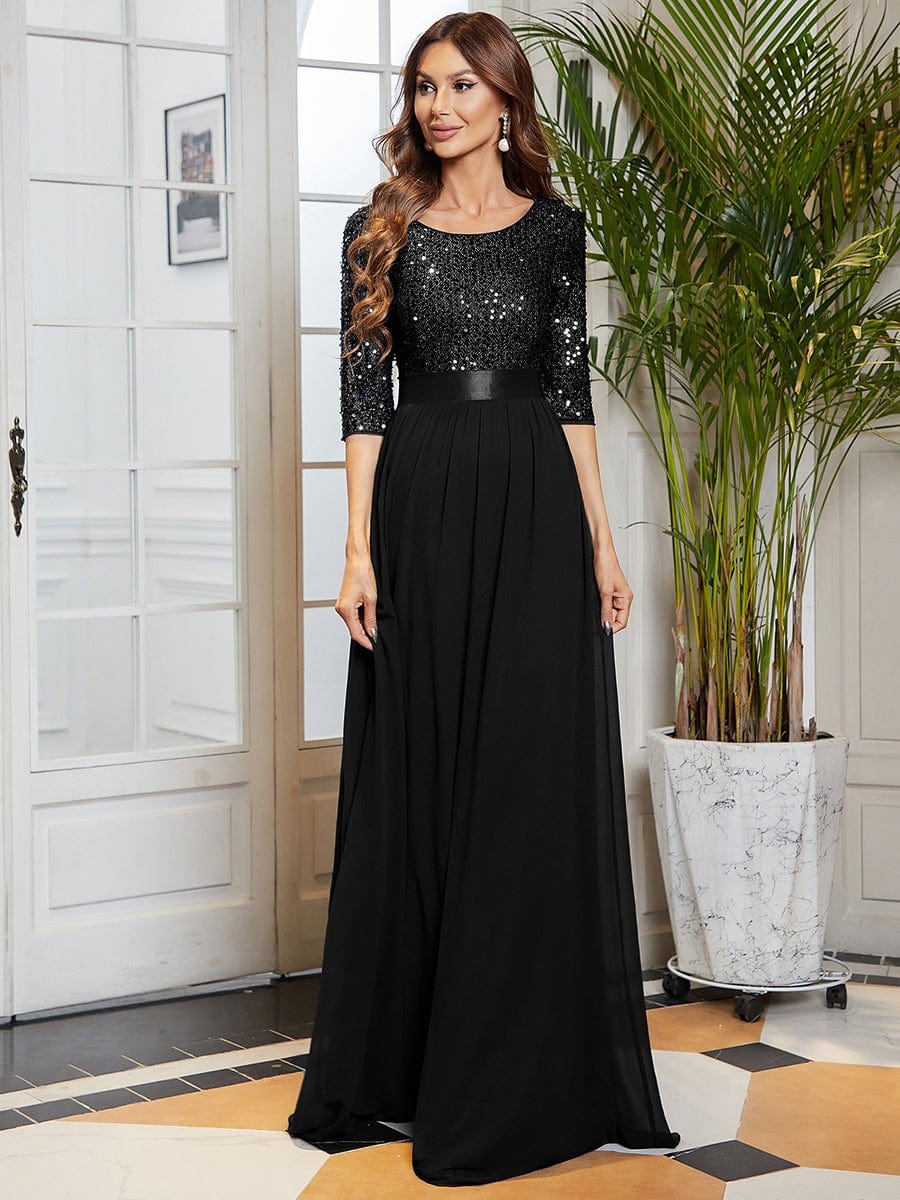 Black Concert Dresses #style_EP00683BK