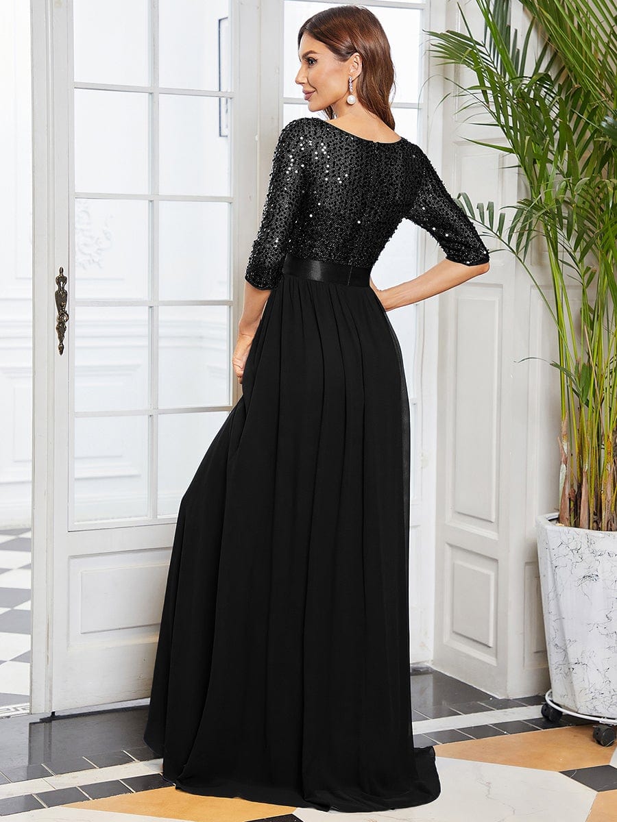 Black Concert Dresses #style_EP00683BK