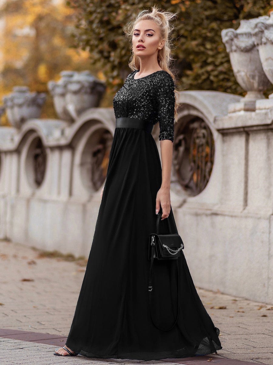 Black Concert Dresses #style_EP00683BK