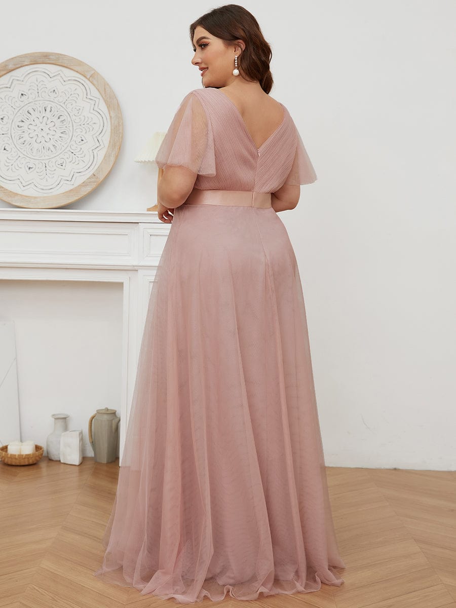 Short plus size shops bridesmaid dresses